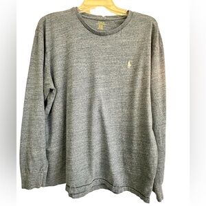 Polo by Ralph Lauren Heather Gray Tee Size L